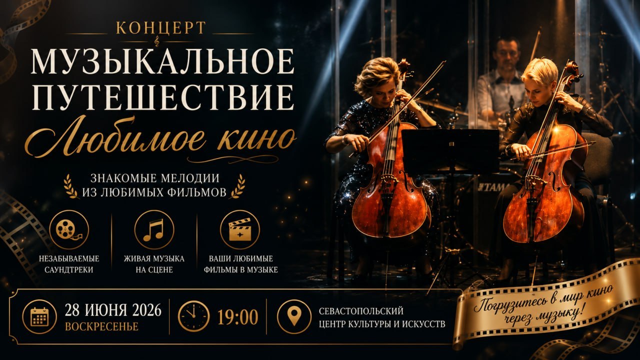Концерт «Музыкальное путешествие. Любимое кино»