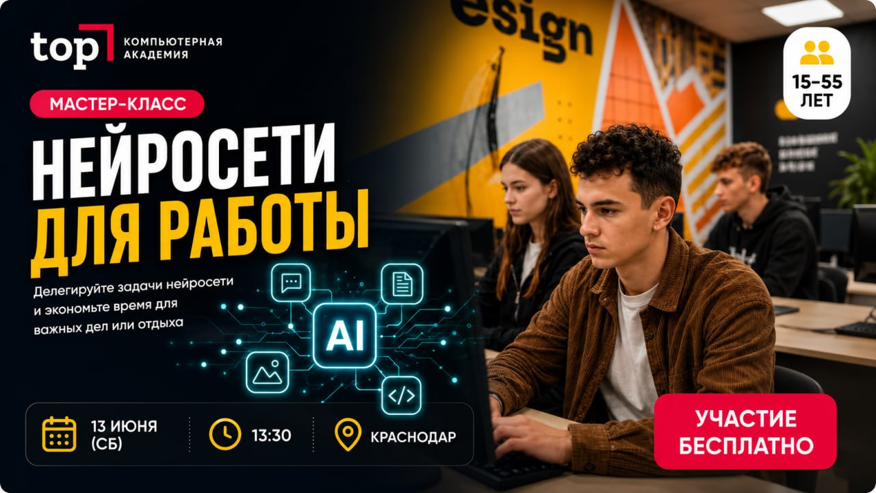 Мастер-класс «Нейросети для работы»