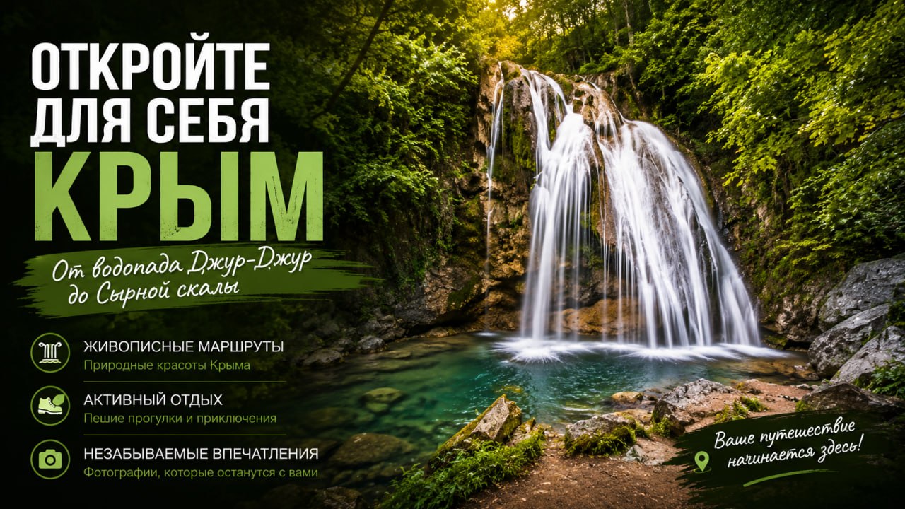 Тур «Джур-Джур, Тисовый водопад и Сырная скала»
